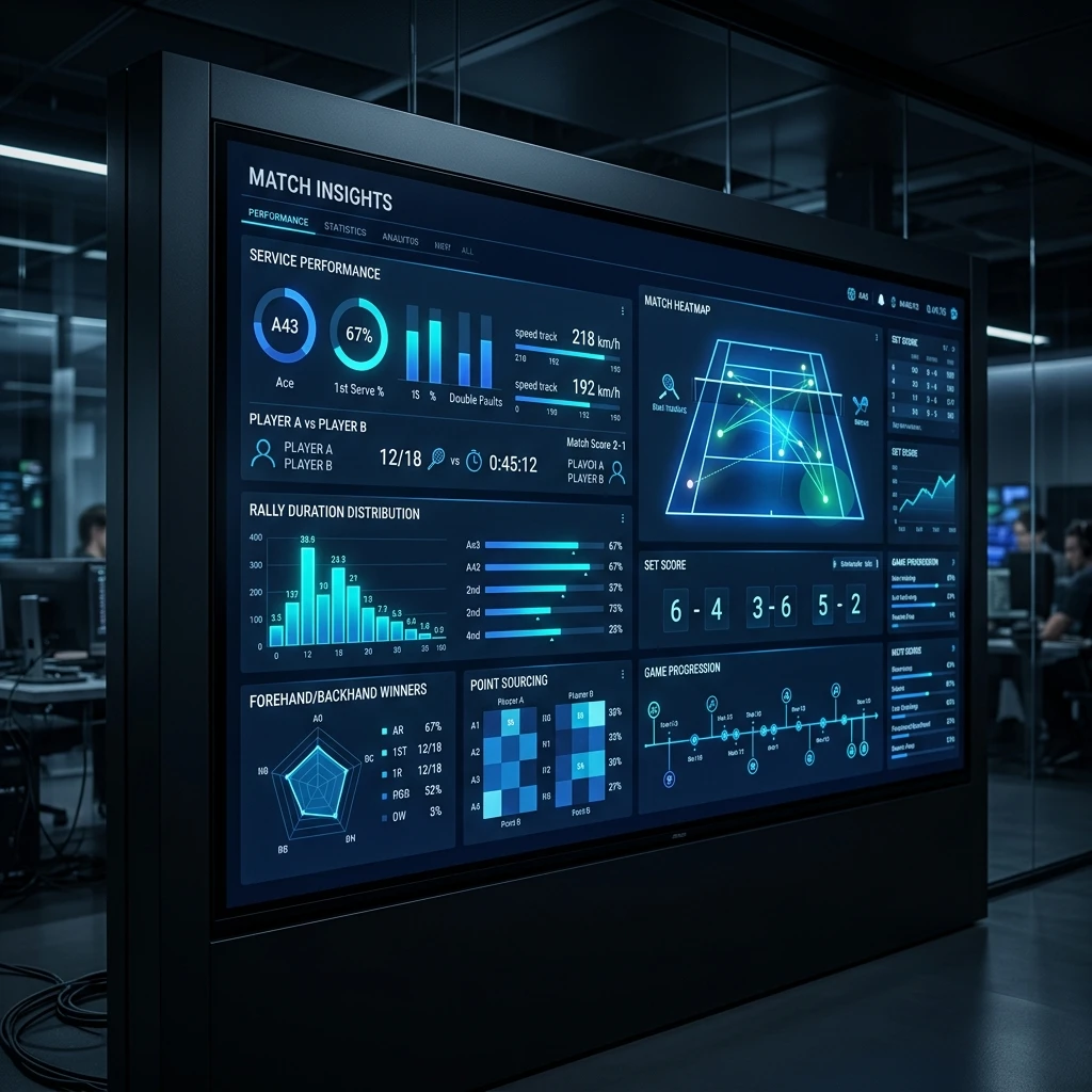 Panel de datos y estadísticas en tiempo real